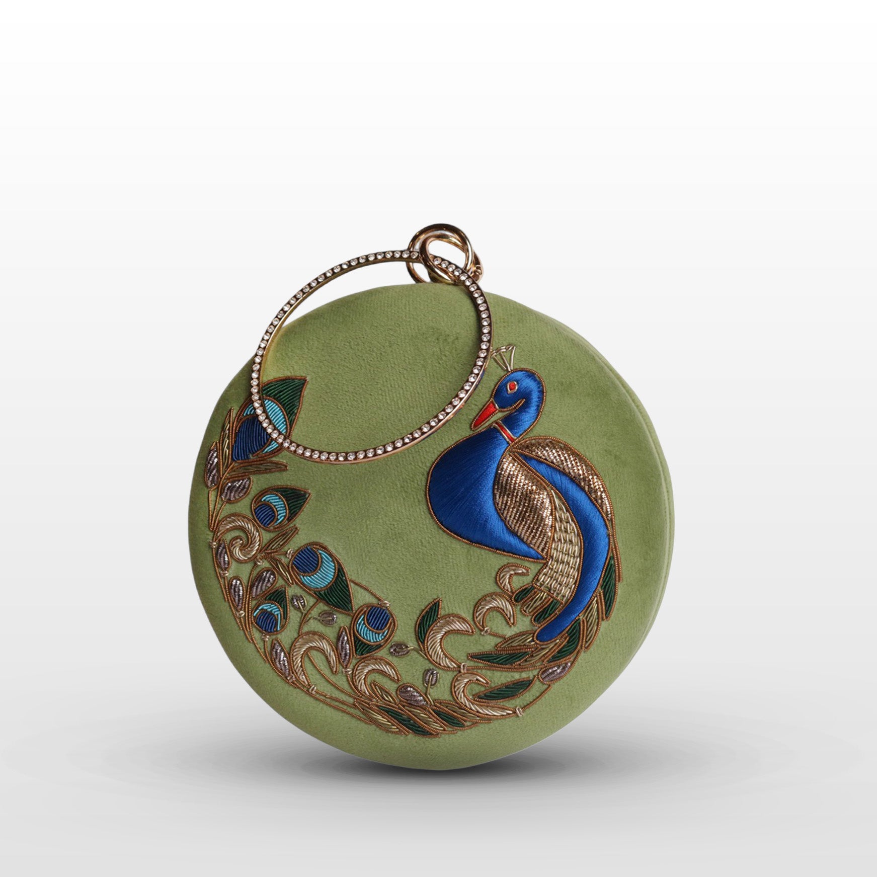 The Peacock Reverie Clutch