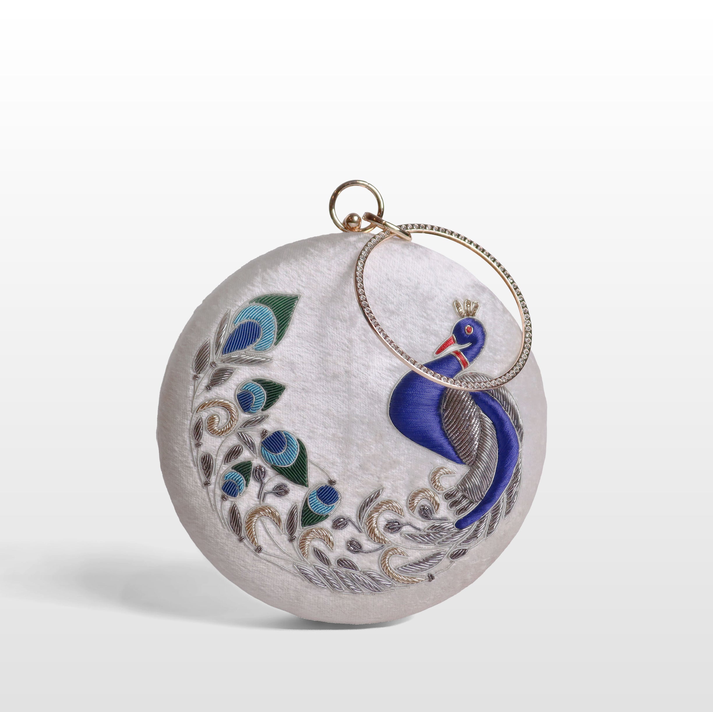 The Peacock Reverie Clutch