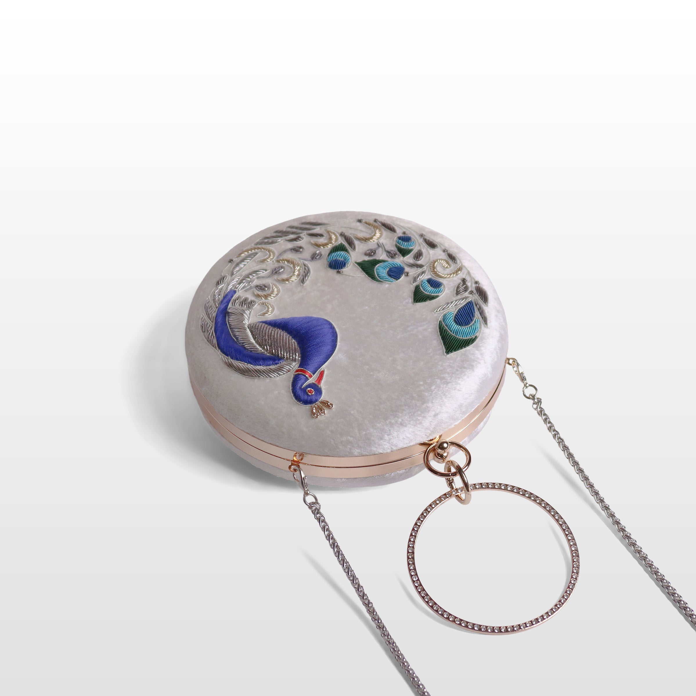 The Peacock Reverie Clutch