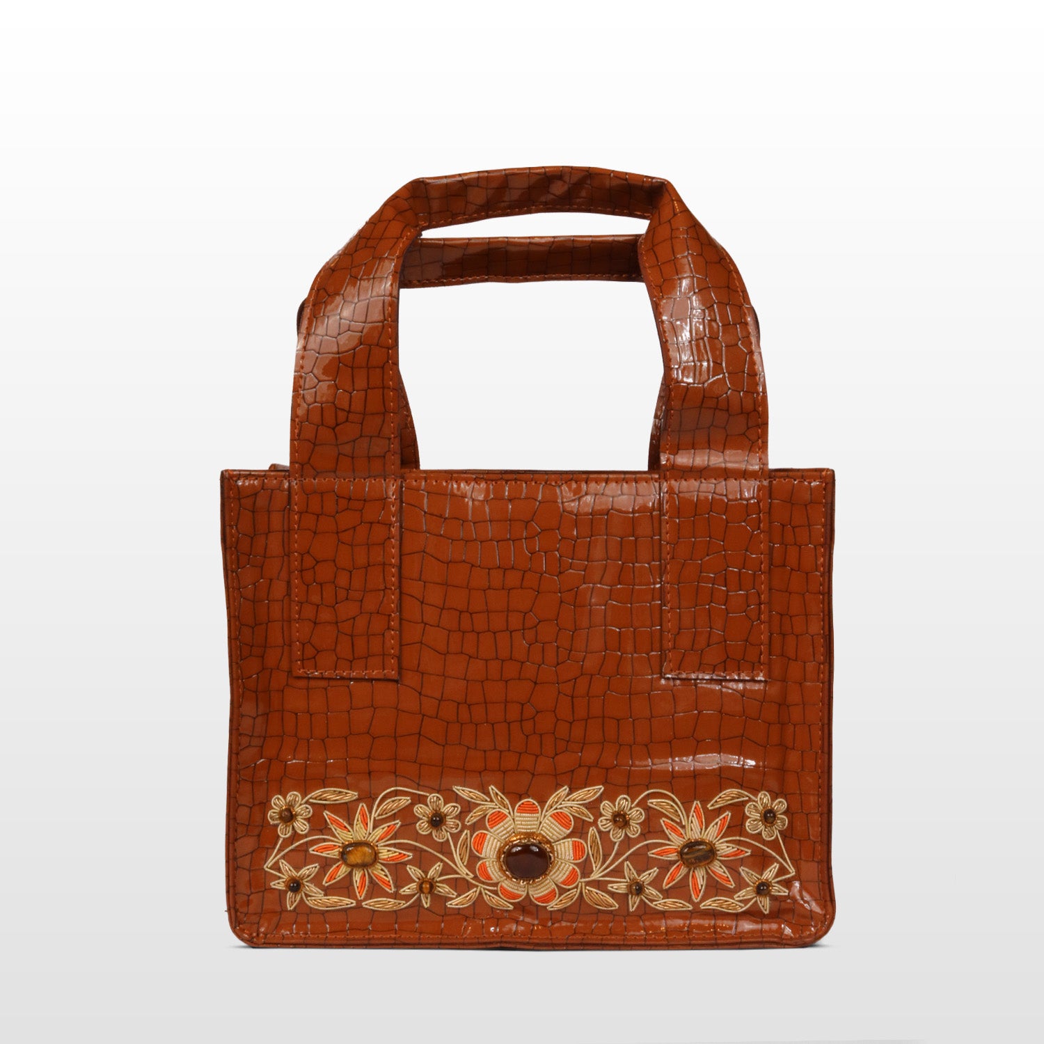 Garden of Gold Leatherite Tote