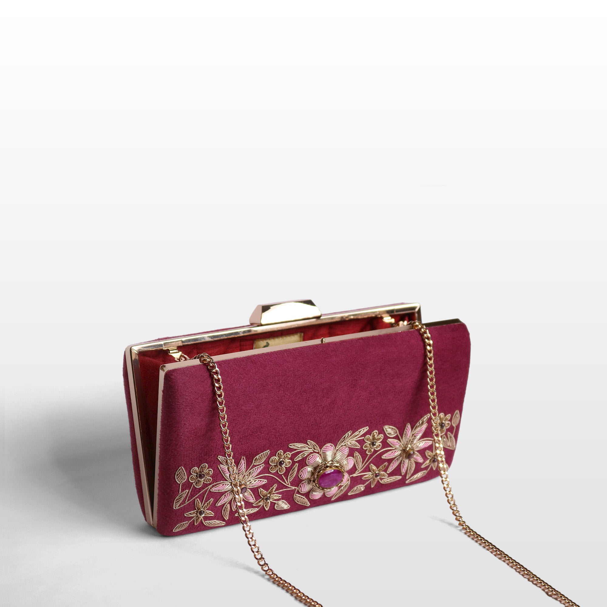 Petal Luxe Floral Embrace Handbag