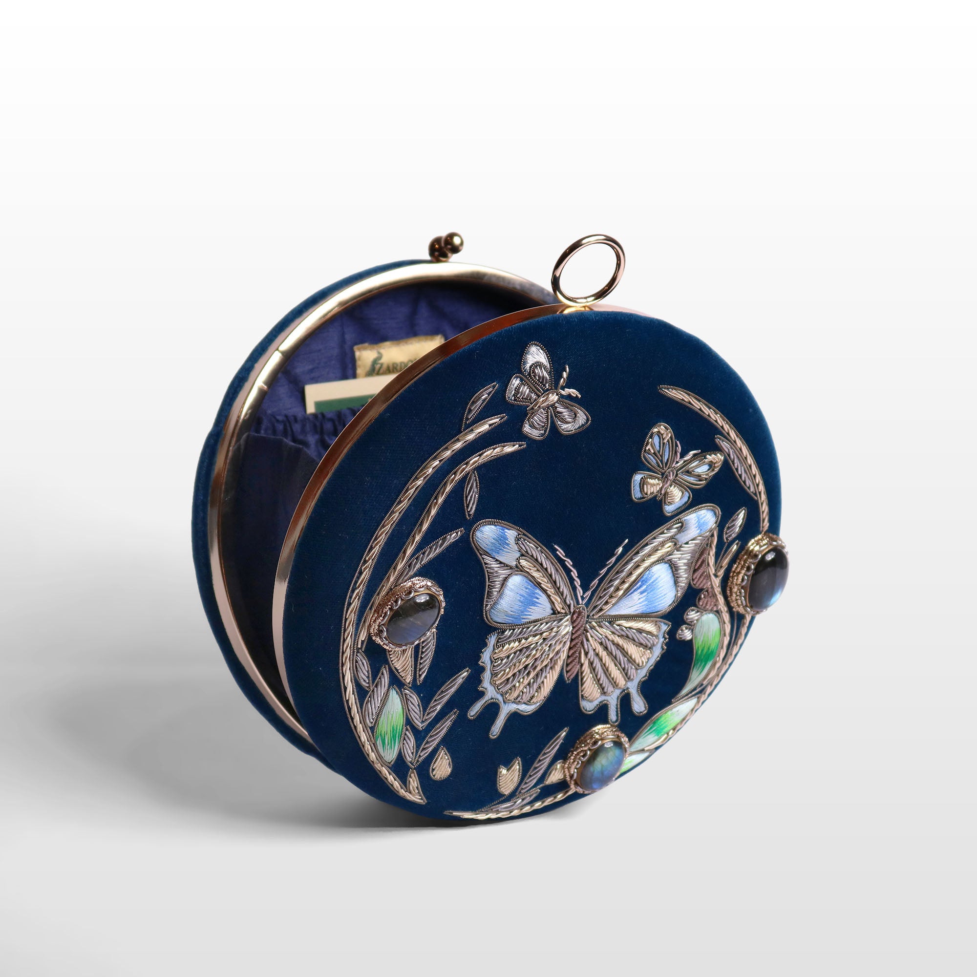 Lyra Butterfly Gemstone Clutch