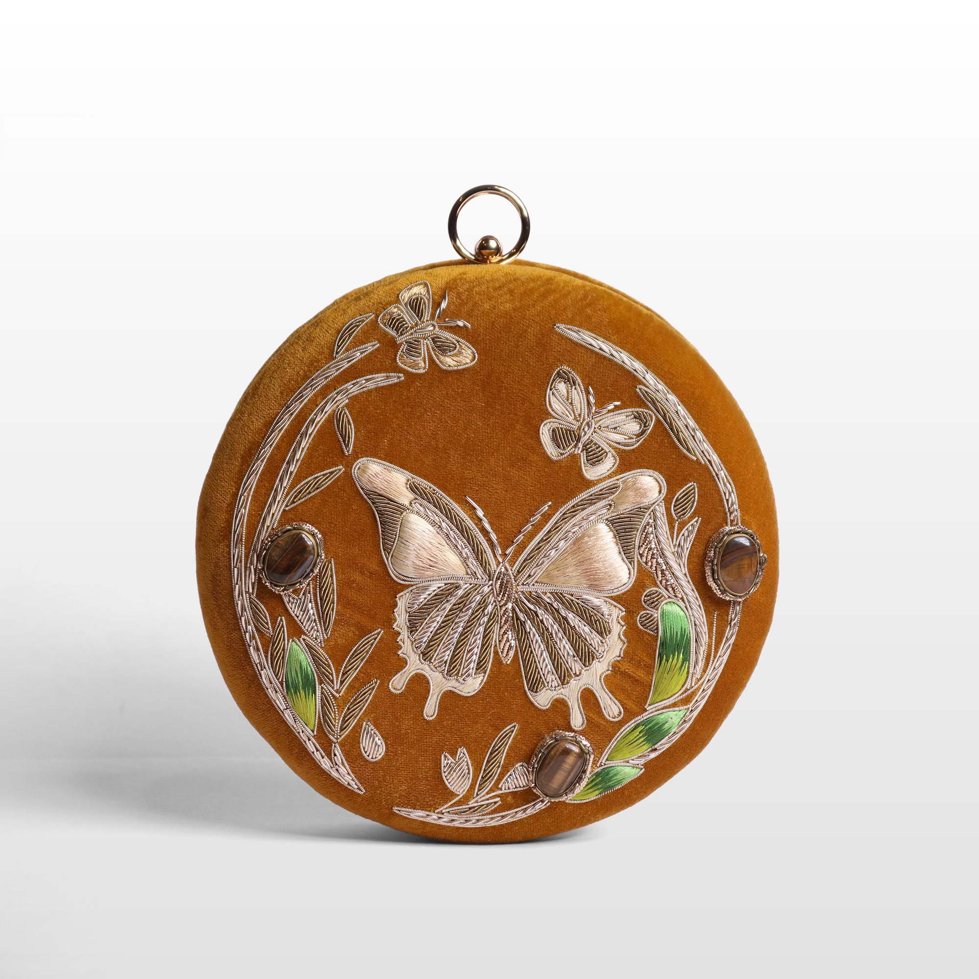 Lyra Butterfly Gemstone Clutch