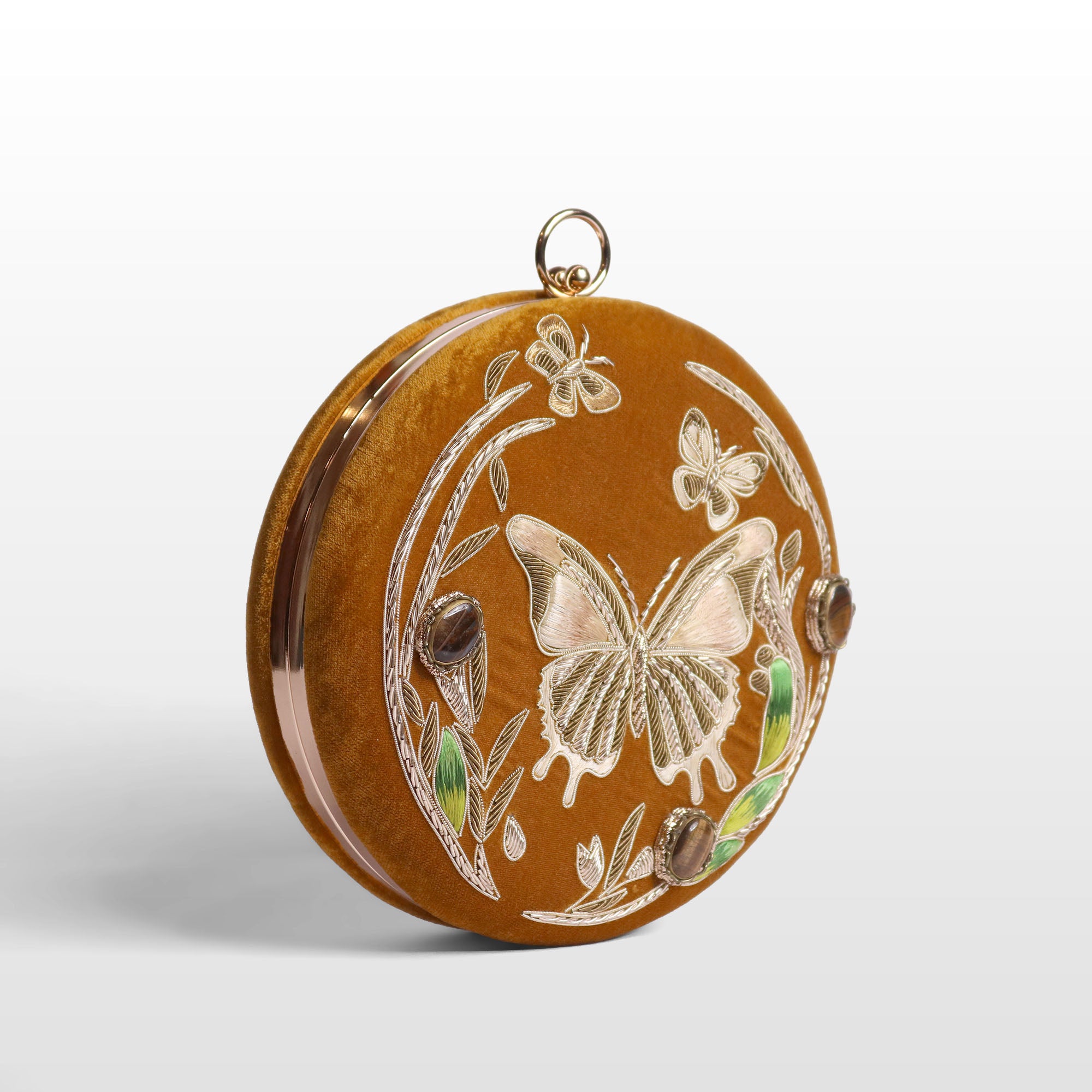 Lyra Butterfly Gemstone Clutch