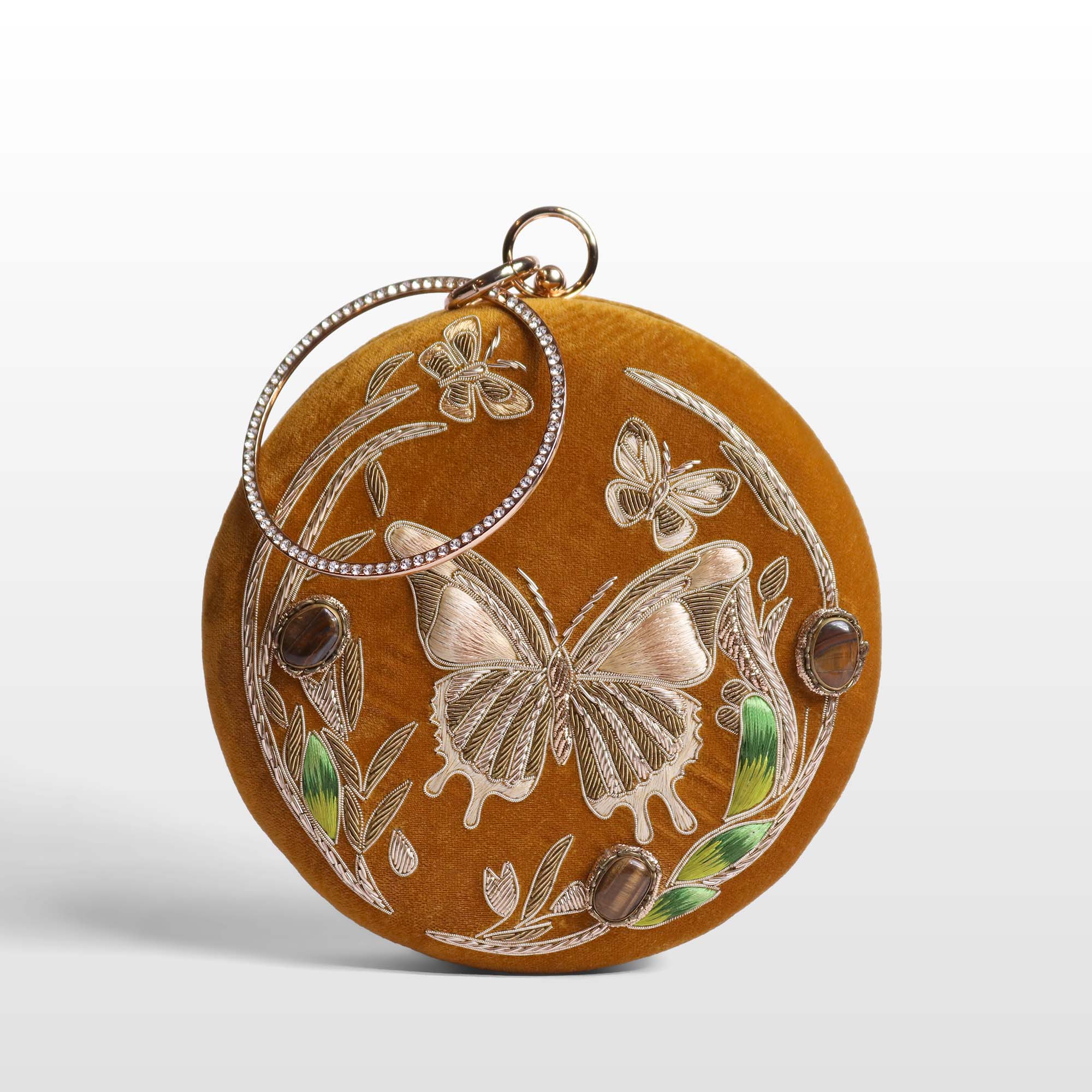 Lyra Butterfly Gemstone Clutch