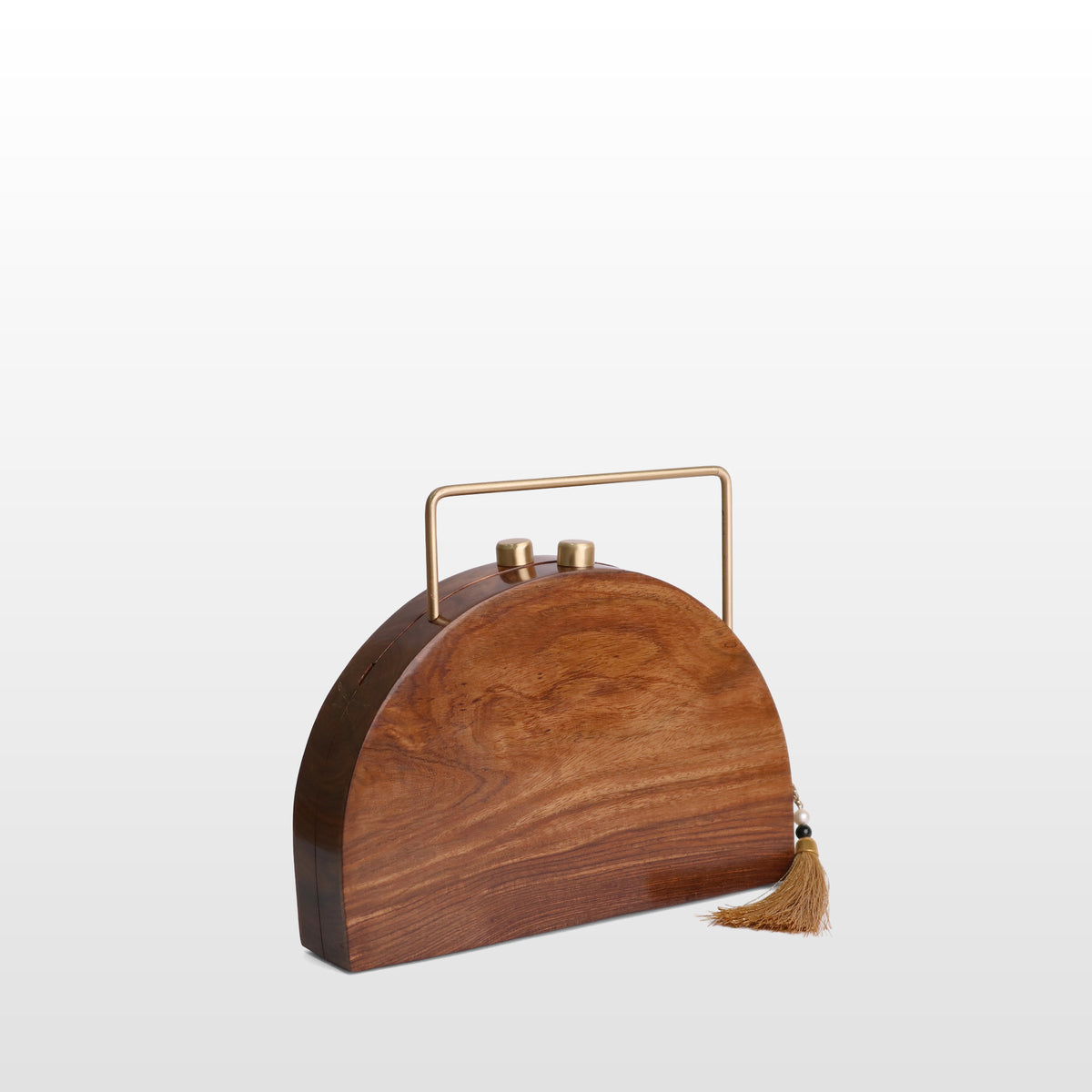 Handcrafted Luxe Swan Half Moon Bag