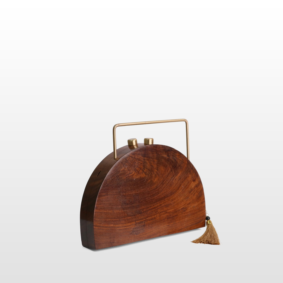 Handcrafted Luxe Swan Half Moon Bag