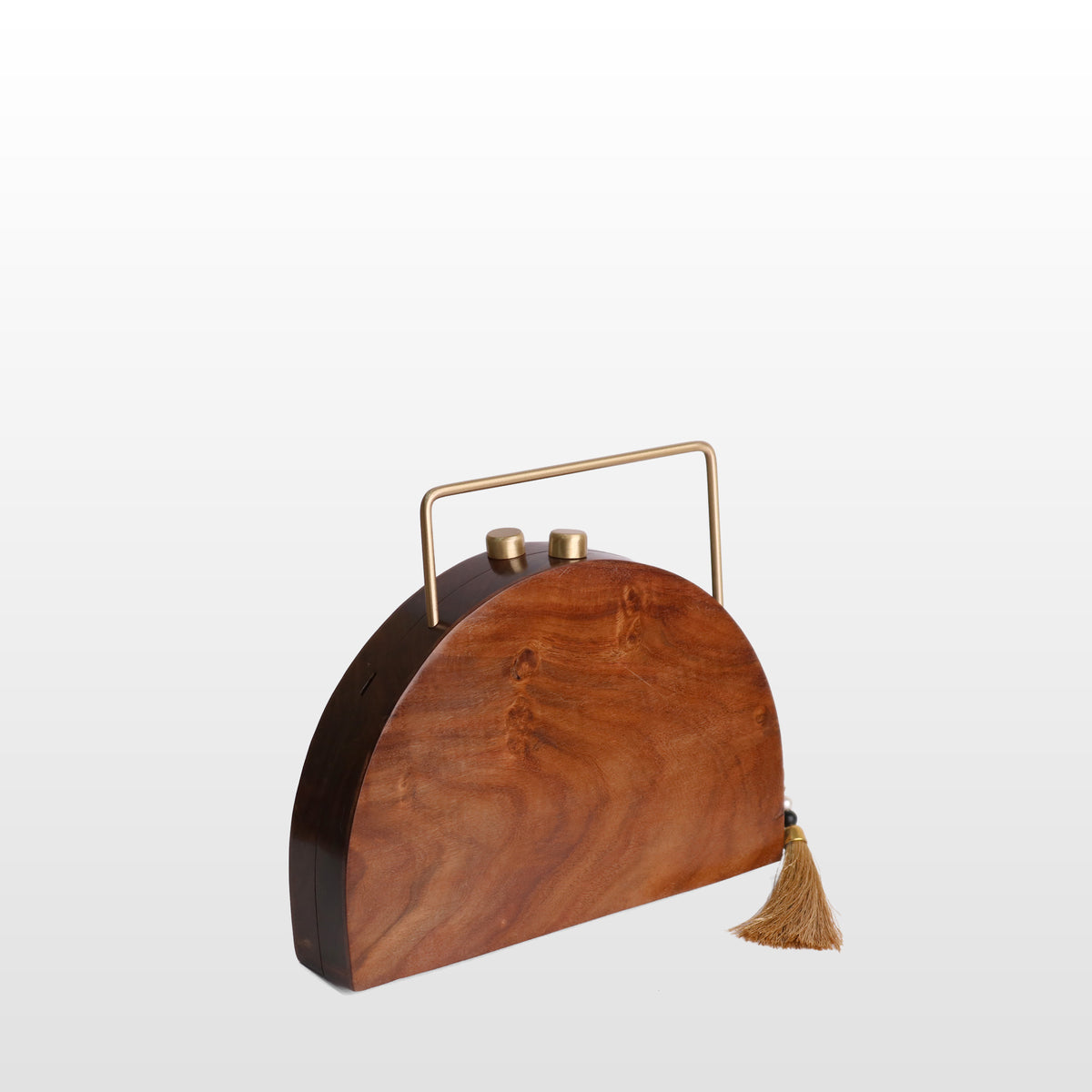 Handcrafted Luxe Swan Half Moon Bag