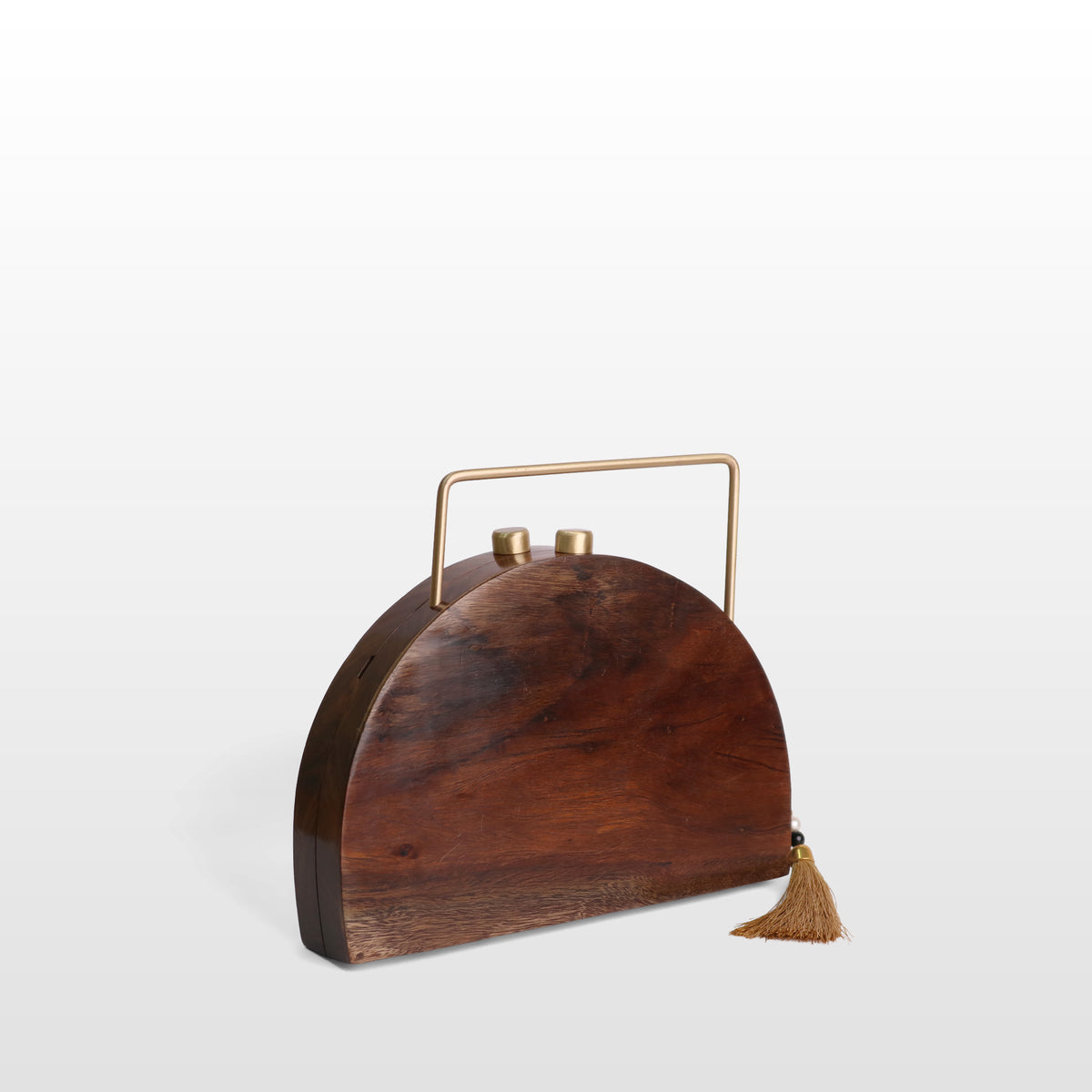 Handcrafted Luxe Swan Half Moon Bag