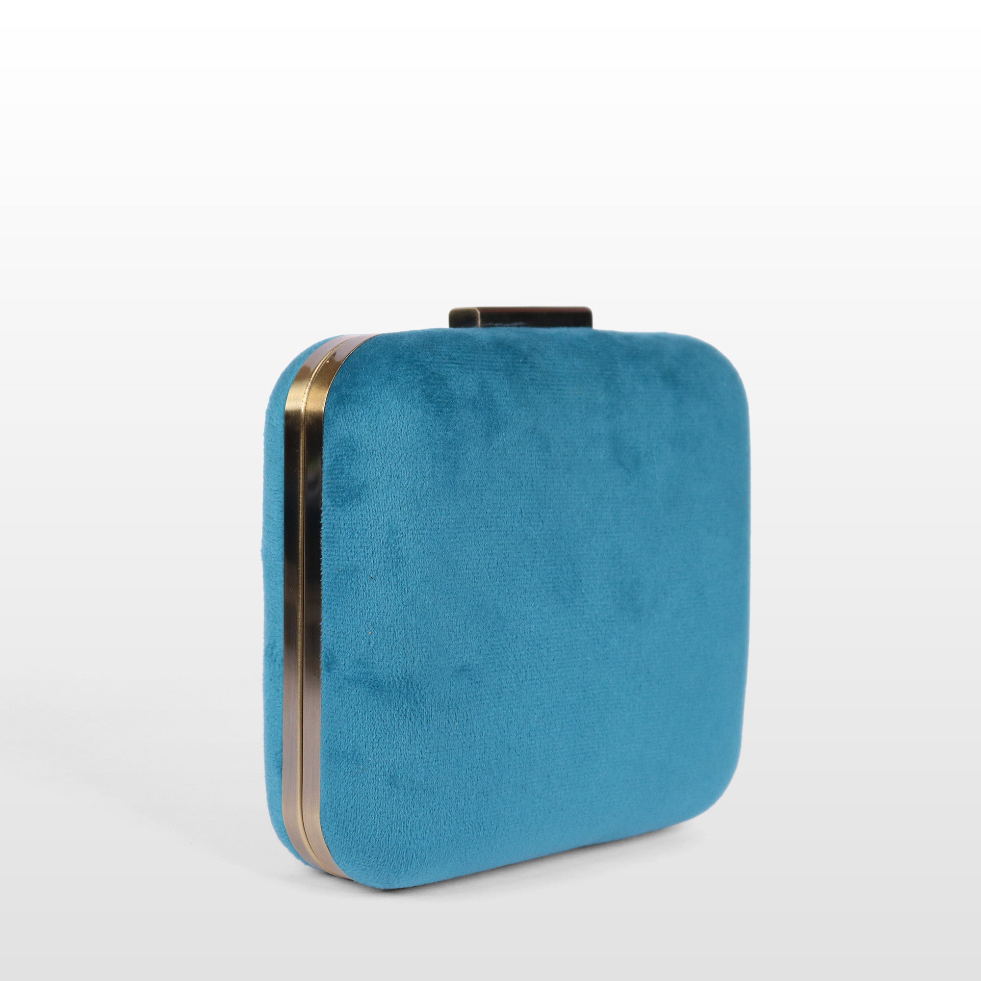 Velvet Parrot Jewel Clutch