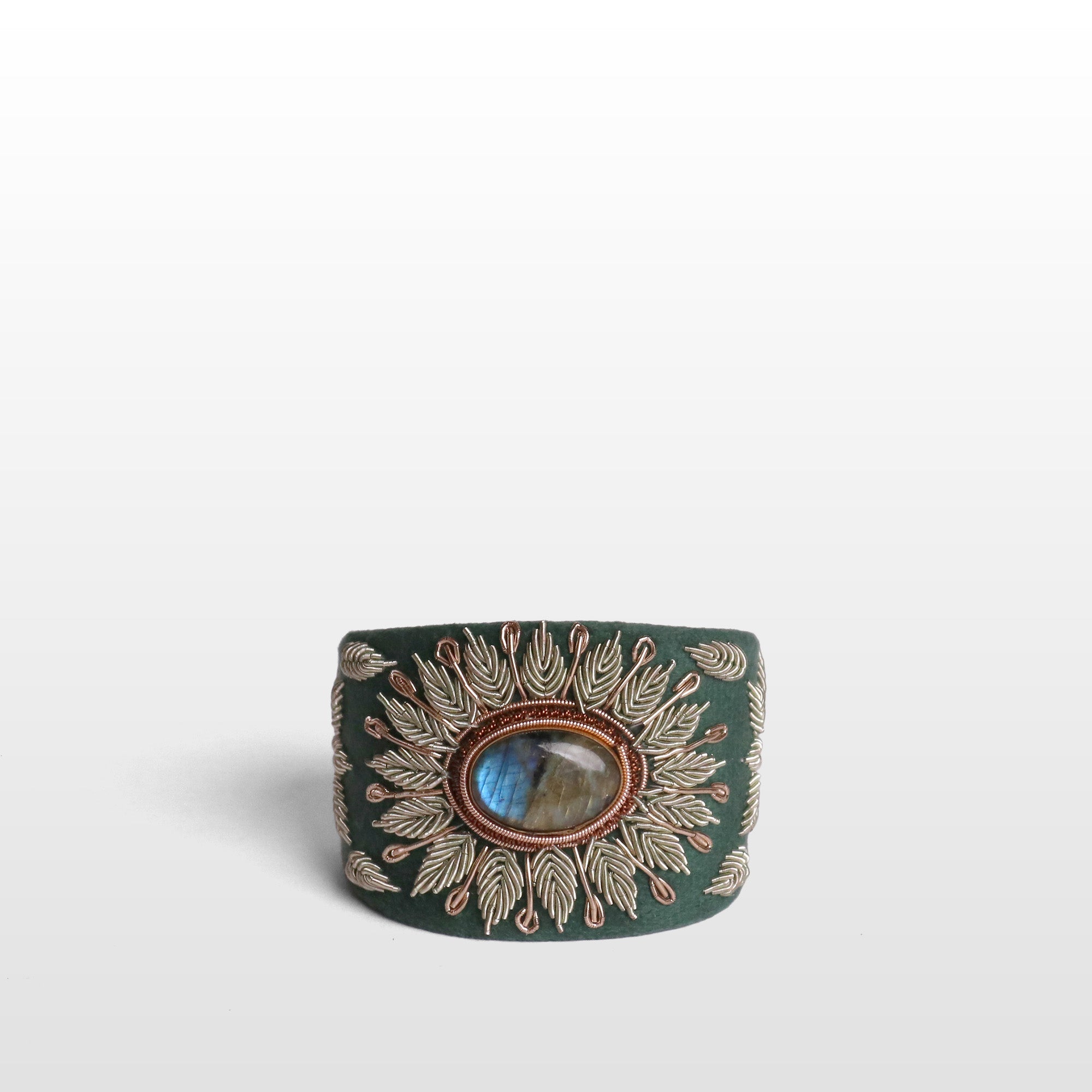 The Mughal Trio Gem Cuff
