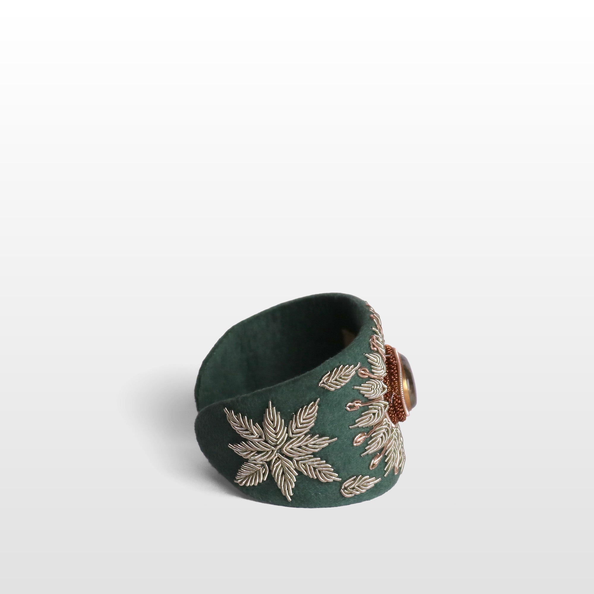 The Mughal Trio Gem Cuff