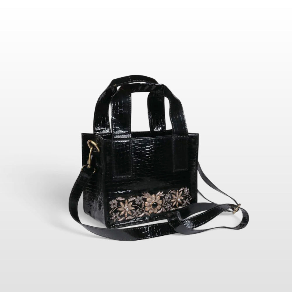 Garden of Gold Leatherite Tote