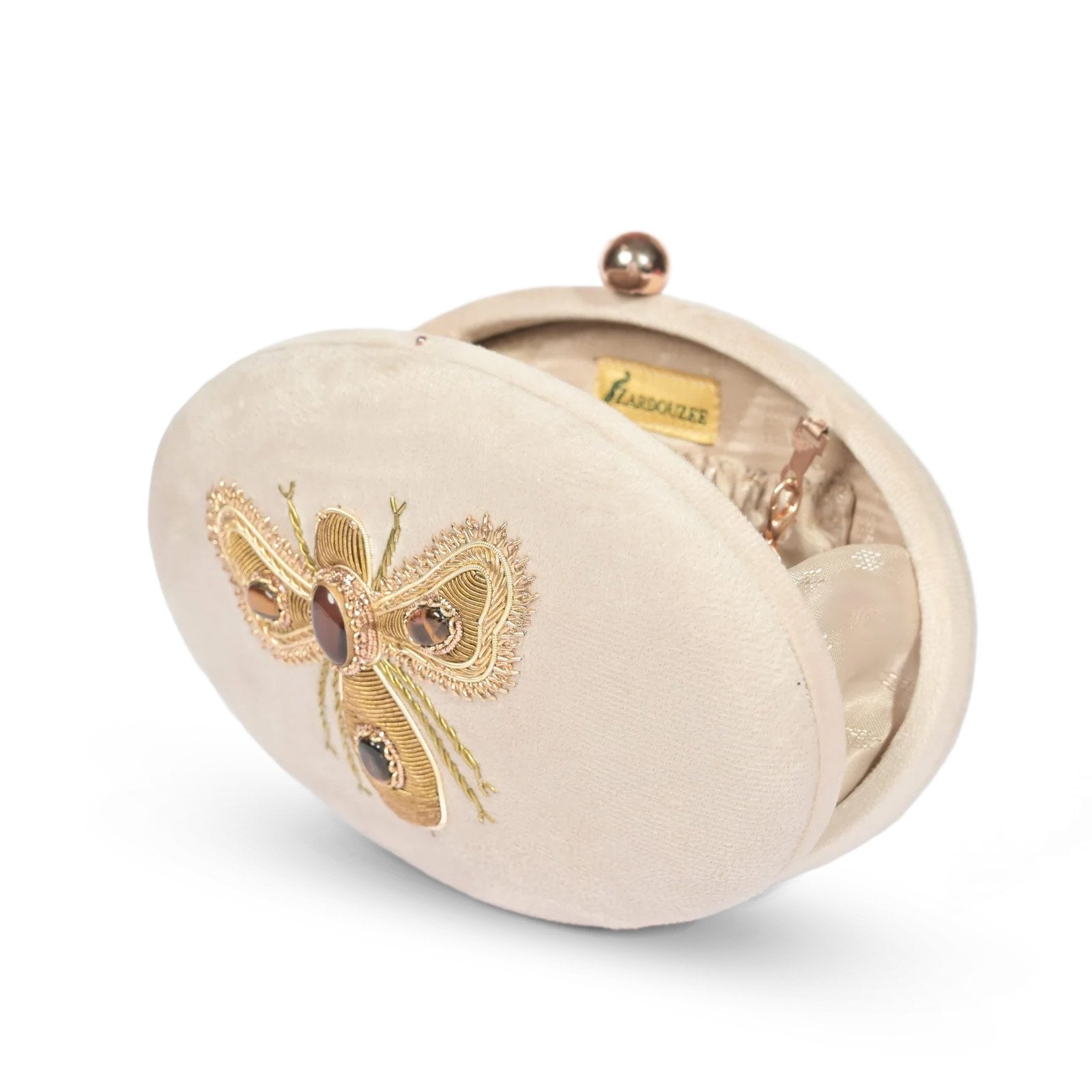 Imperial Queen Bee Beige Clutch image 2