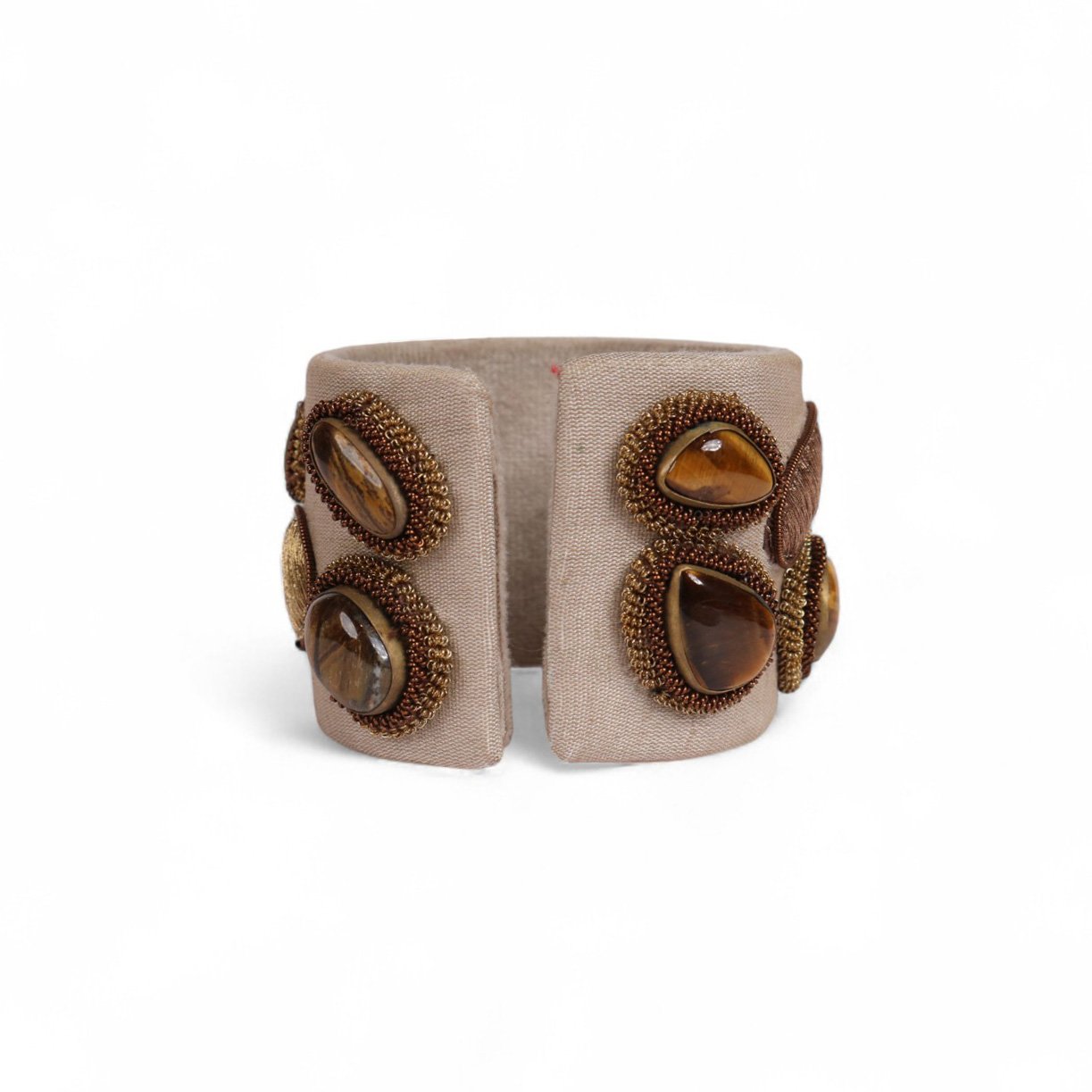 Glimmerline Tiger's Eye Silk Bracelet image 1