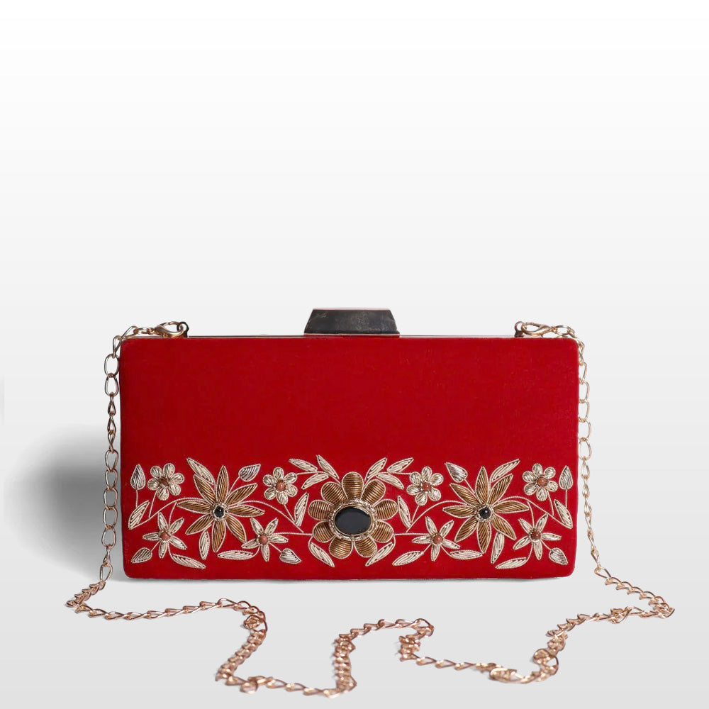 Petal Luxe Floral Embrace Handbag