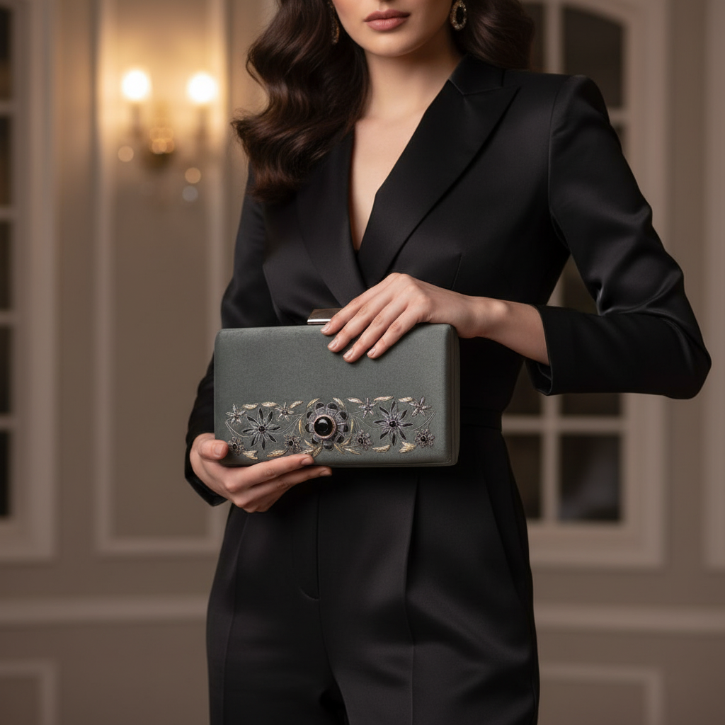 Petal Luxe Floral Embrace Handbag 1